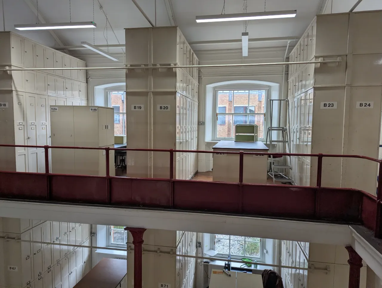 Interior of Wing B of the Kew Gardens Herbarium