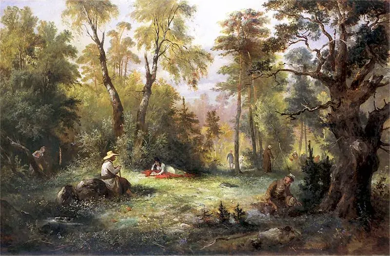 Mushroom picking in Pan Tadeusz